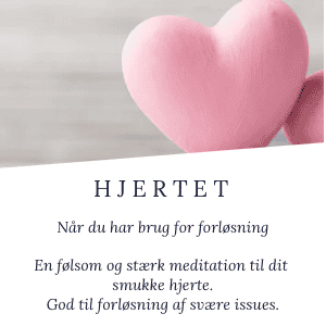 hjertemeditation. følsom og dyb meditation