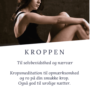 kropsmeditation. grounding og ro