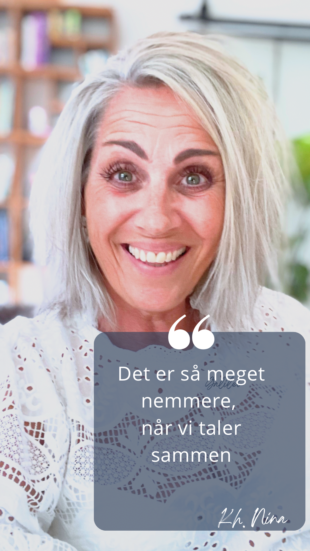 Kontakt Nina johansen når du vil booke en tid